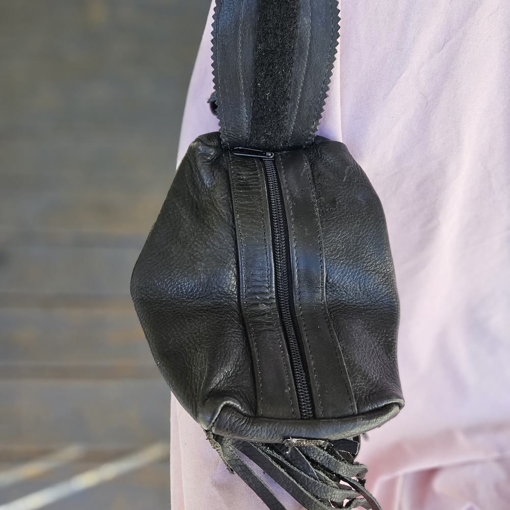 Harley-Davidson Black Fringe Mini Bag - Picture 3 of 6